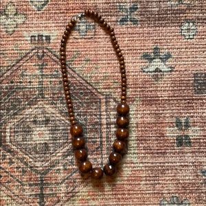 Wood Beaded Necklace